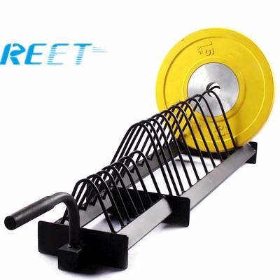 GYM Weight lifthing Barbell Bumper Plate Rack For Sale